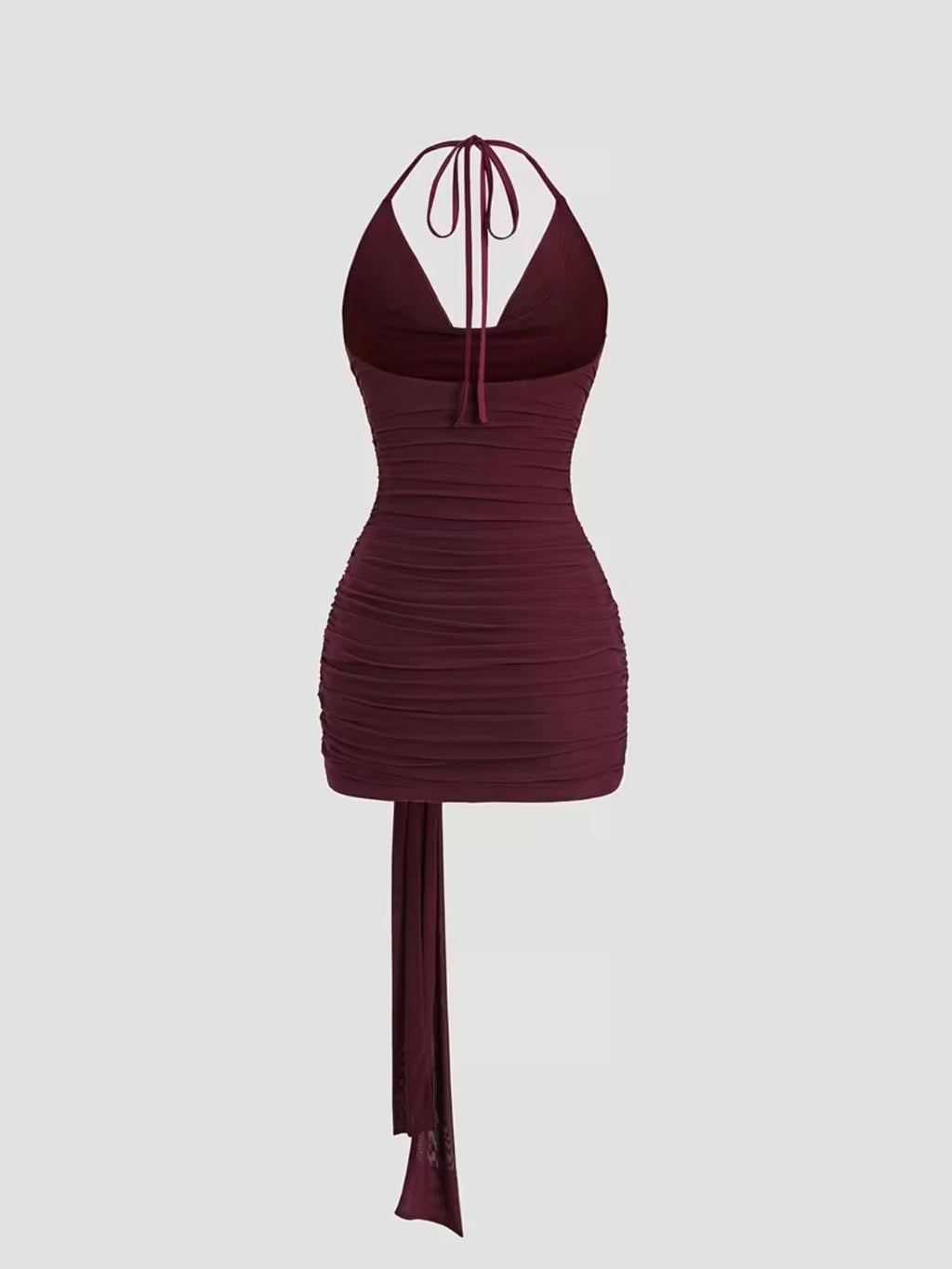 Robe sexy Y2K plissée pour femmes avec boucle métallique