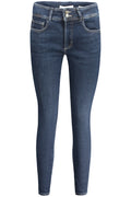 GUESS JEANS WOMEN'S DENIM JEANS BLUE